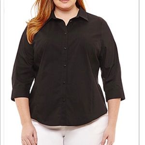 Worthington Plus Size Shirt 🖤